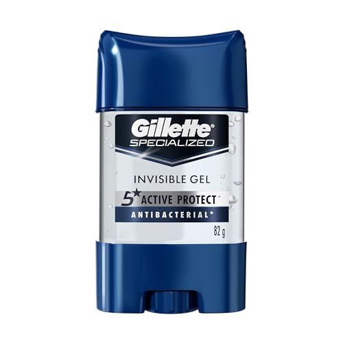 ANTITRANSPIRANTE GEL INVISIBLE ANTIBACTERIAL GILLETTE SPECIALIZED 82G