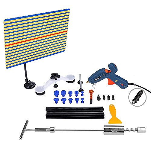 FLY5D® 27PCS DIY PAINTLESS DENT REPAIR TOOL KITS DENT BOARD POPS A DENT