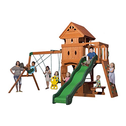 BACKYARD DISCOVERY MONTEREY ALL CEDAR WOOD PLAYSET SWING SET GTIN/EAN