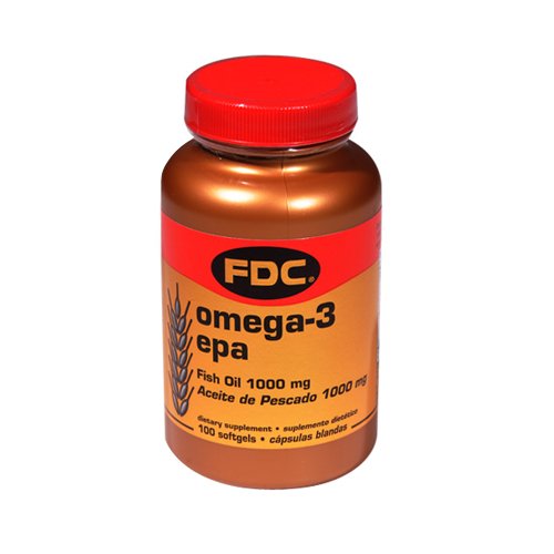 OMEGA 3 EPA 1000MG 100 SOFGELS FISH OIL / CHOLESTEROL FREE GTIN/EAN