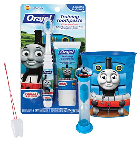 THOMAS THE TANK ENGINE INSPIRED 4PC BRIGHT SMILE ORAL HYGIENE SET