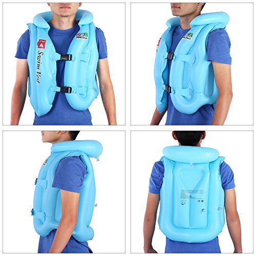 SYMWELL(TM) ADJUSTABLE CHILDREN KIDS BABYS INFLATABLE LIFE VEST