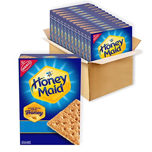 HONEY MAID HONEY GRAHAM CRACKERS, 12 14.4 OUNCE FAMILY SIZE BOXES