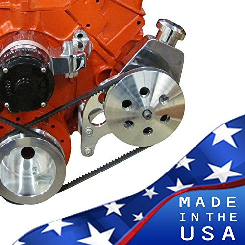 CHEVY SMALL BLOCK POWER STEERING BRACKET ELECTRIC OR LONG WATER PUMP