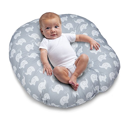 BOPPY MULTIUSE SLIPCOVERED TOTAL BODY PILLOW, RING TOSS GRAY GTIN