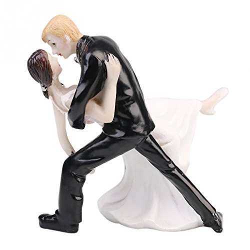 ZABRINA ROMANTIC BRIDE AND GROOM WEDDING COUPLE FIGURINE DANCING DIP