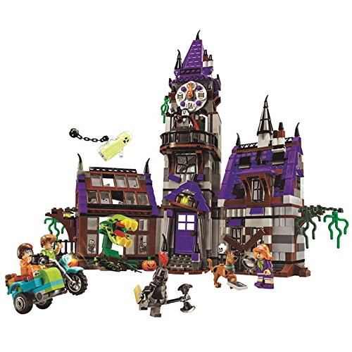 860PCS MYSTERIOUS SCOOBY DOO GHOST MANSION/CASTLE MINI FIGURES BUILDING