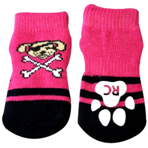 RC PET PRODUCTS PAWKS DOG SOCKS, LARGE, PIRATE GIRL GTIN/EAN/UPC