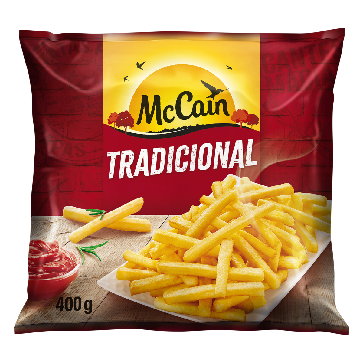 BATATA PRÉFRITA FINA CONGELADA MCCAIN PACOTE 400G GTIN/EAN/UPC