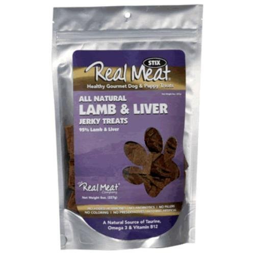 THE REAL MEAT COMPANY 828417 DOG BITZ 95PERCENT LAMB/LIVER JERKY TREAT
