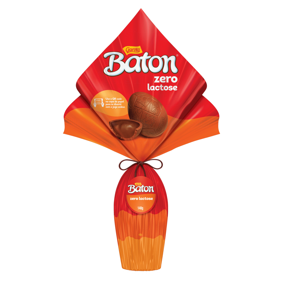 OVO DE PÁSCOA ZERO LACTOSE GAROTO BATON 140G GTIN/EAN/UPC 7891008119510 Cadastro de Produto