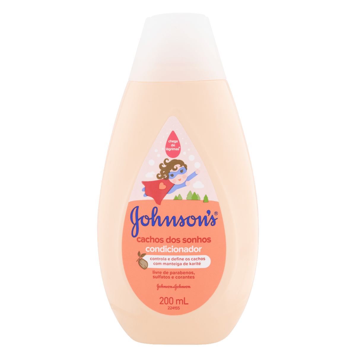 CONDICIONADOR JOHNSONS KIDS CACHOS DOS SONHOS FRASCO 200ML GTIN/EAN