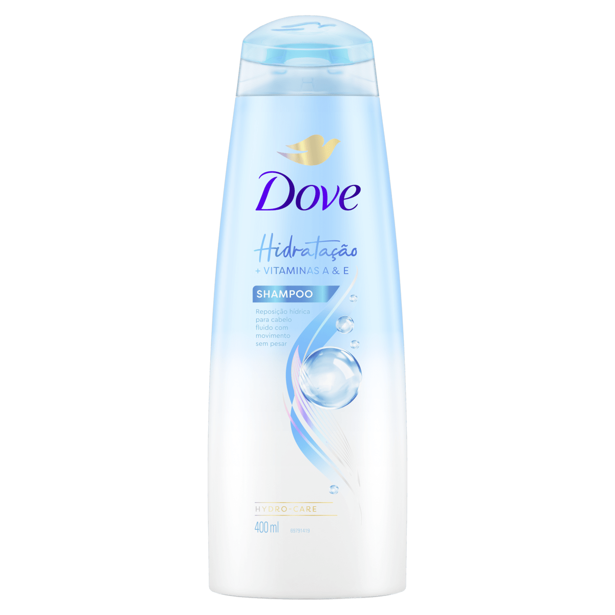 SHAMPOO DOVE HIDRATAÇÃO FRASCO 400ML GTIN/EAN/UPC 7891150054455