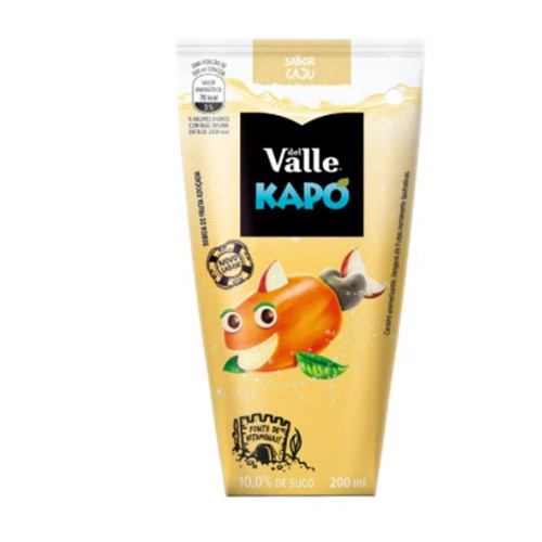 SUCO CAJU DEL VALLE KAPO CAIXA 200ML GTIN/EAN/UPC 7894900650044