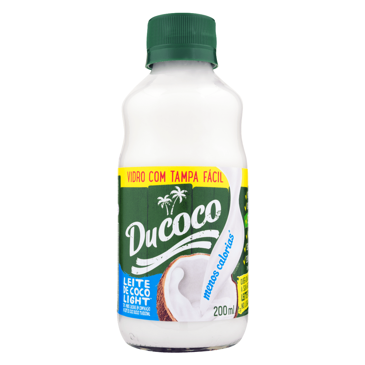 LEITE DE COCO LIGHT DUCOCO VIDRO 200ML GTIN/EAN/UPC 7896016601538