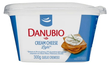 QUEIJO CREAM CHEESE LIGHT DANUBIO POTE 300G GTIN/EAN/UPC
