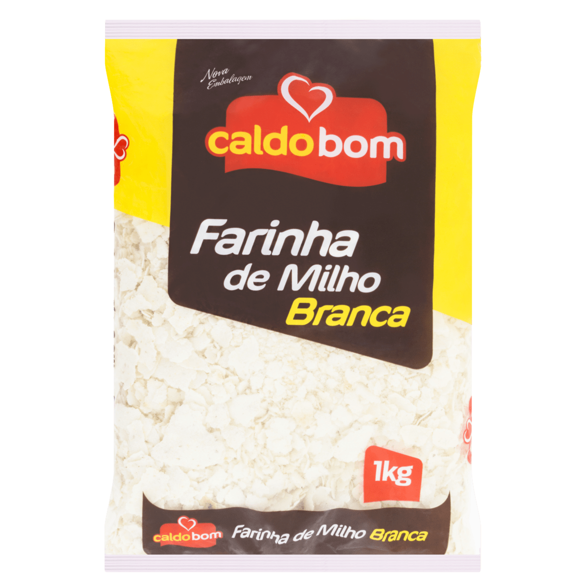 FARINHA DE MILHO BRANCA CALDO BOM PACOTE 1KG GTIN/EAN/UPC