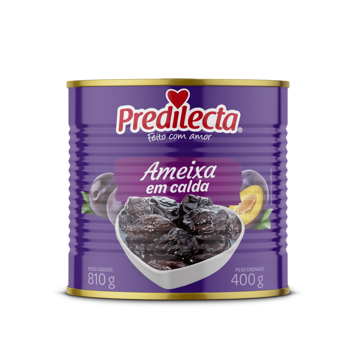 AMEIXA EM CALDA PREDILECTA LATA 400G GTIN/EAN/UPC 7896292305601