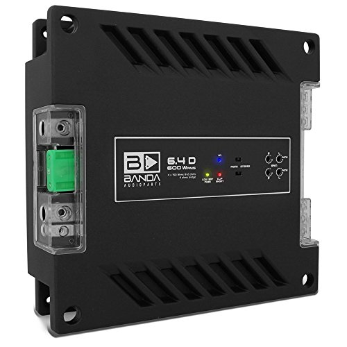 MODULO AMPLIFICADOR DE SOM BANDA 6.4D 4 CANAIS 600W RMS 2 OHMS GTIN