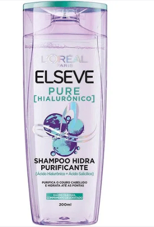 SHAMPOO LORÉAL PARIS ELSEVE PURE HIALURÔNICO FRASCO 200ML GTIN/EAN