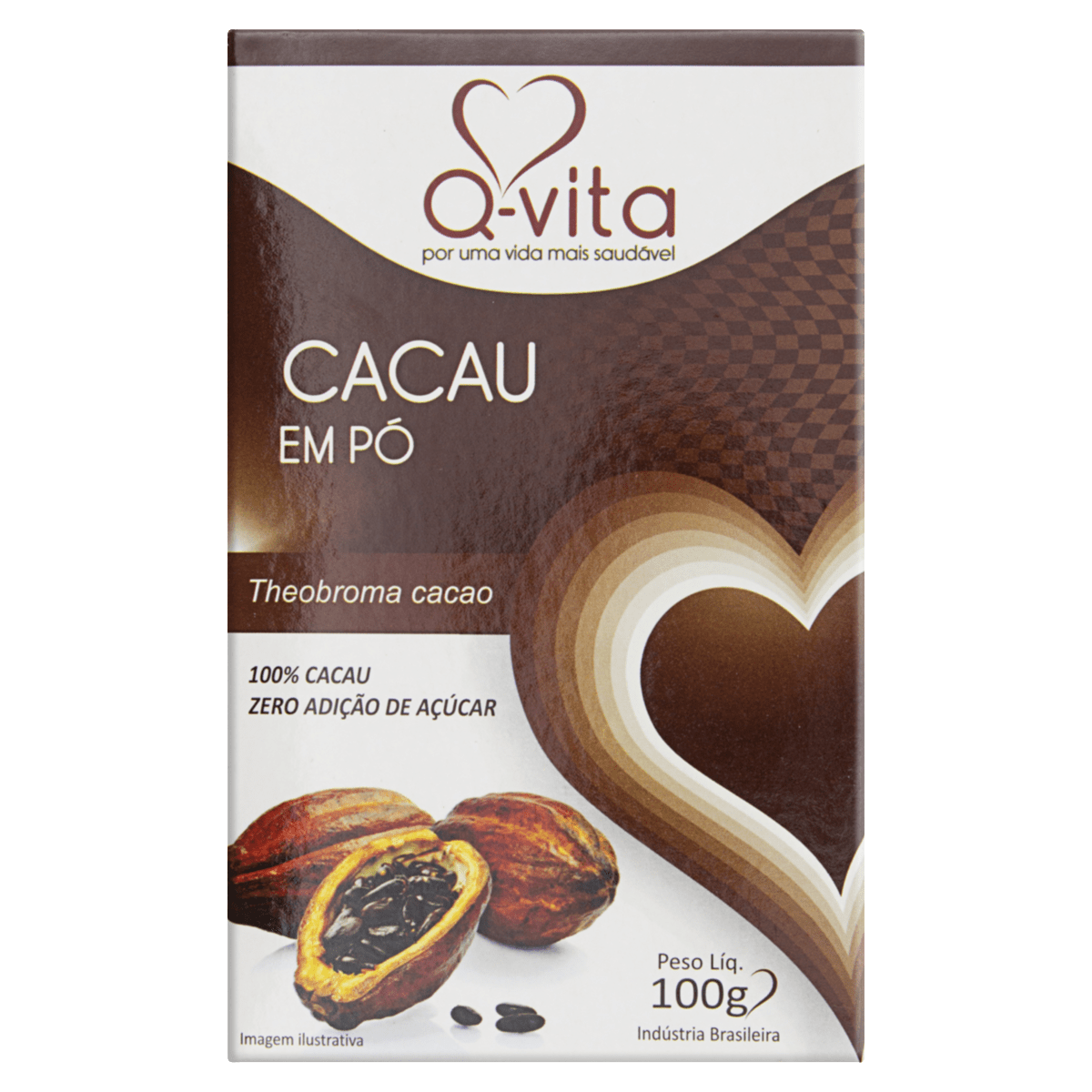 CACAU PÓ QVITA CAIXA 100G GTIN/EAN/UPC 7899751200110 Cadastro de