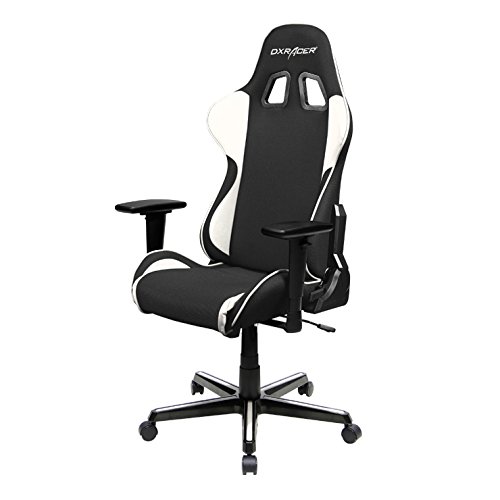 DXRACER FH11/NW BLACK WHITE FORMULA SERIES RACING BUCKET SEAT OFFICE