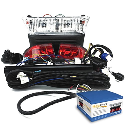 NEW RECPRO CLUB CAR PRECEDENT GAS GOLF CART DELUXE / ULTIMATE LIGHT KIT