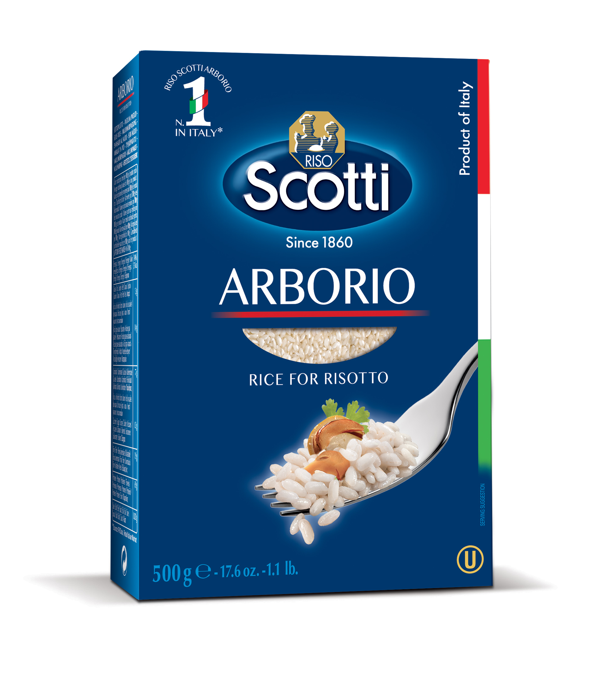 ARROZ ARBÓRIO SCOTTI 500G GTIN/EAN/UPC 8001860201516 Cadastro de