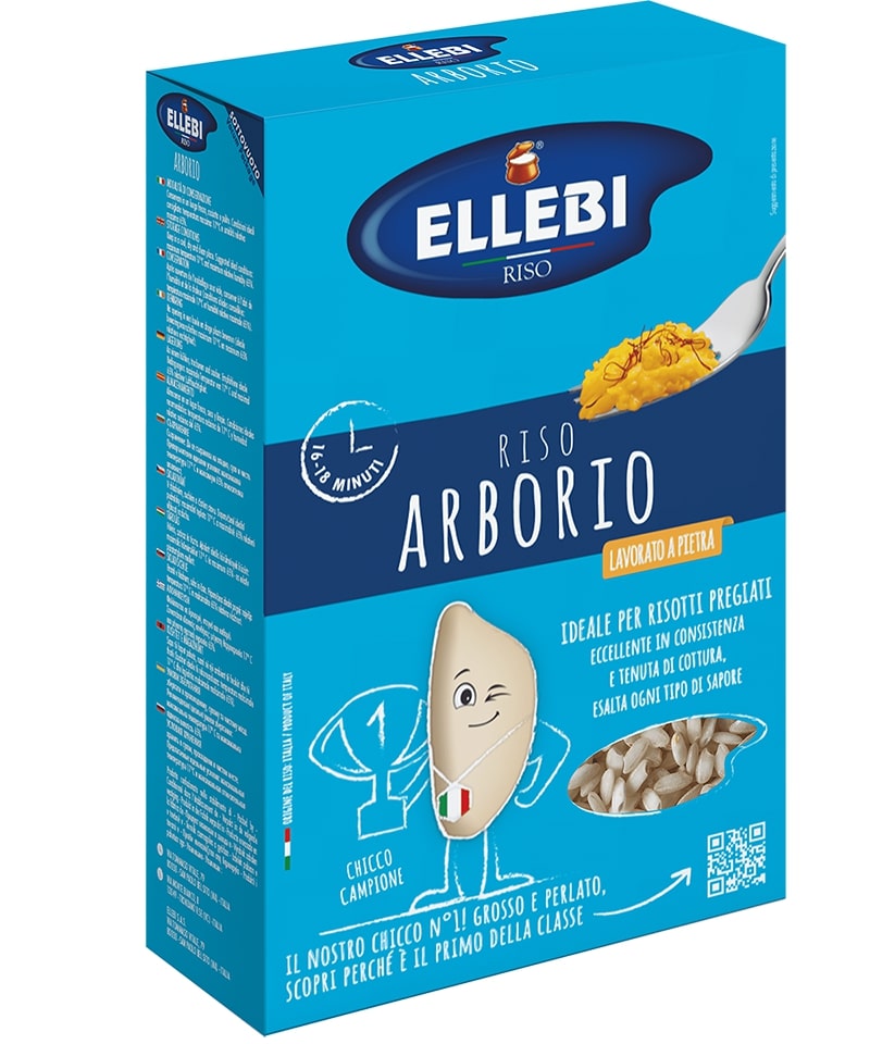 ARROZ ARBORIO ELLEBI 1K SAUDAVEL GTIN/EAN/UPC 8008105710017