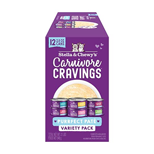 STELLA & CHEWYS CARNIVORE CRAVINGS PURRFECT PATE CANNED WET CAT FOOD