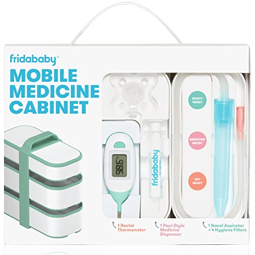 MOBILE MEDICINE TRAVEL KIT BY FRIDA BABY PORTABLE CARRYING CASE STOCKED WITH WELLNESS