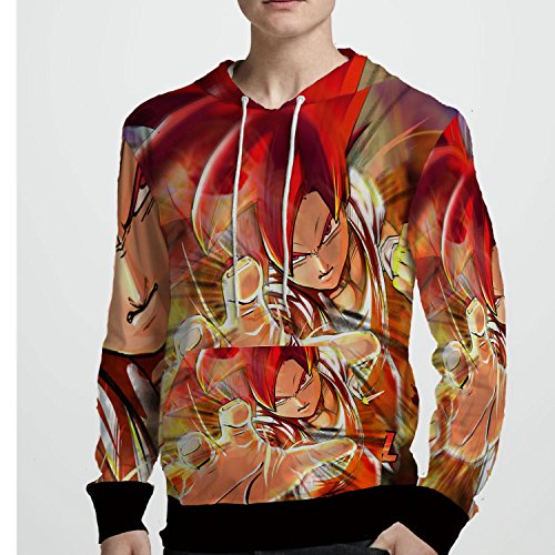 DRAGON BALL RED HOODIE FOR MENS (XL) GTIN/EAN/UPC 8144701923885