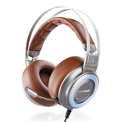 GAMING HEADSET 7.1 SURROUND SOUND 4D GAMER HEADPHONES WITH INLINE