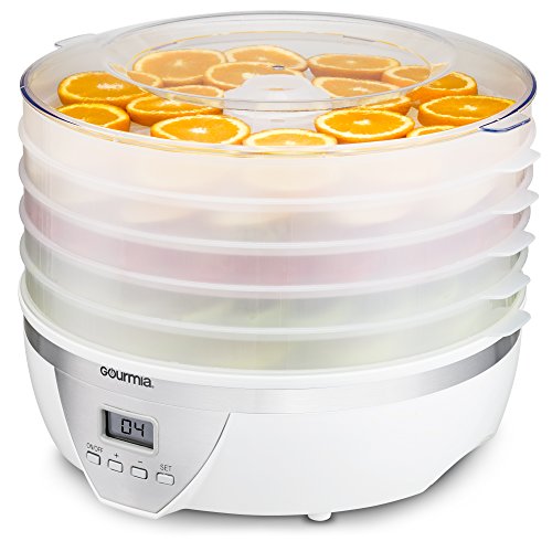 GOURMIA GFD1550 FOOD DEHYDRATOR WITH DIGITAL TEMPERATURE SETTINGS, FIVE