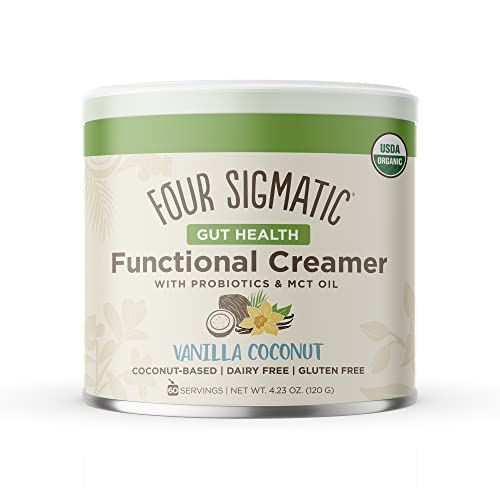 GUT HEALTH FUNCTIONAL CREAMER WITH MCT OIL & PROBIOTICS VANILLA COCONUT