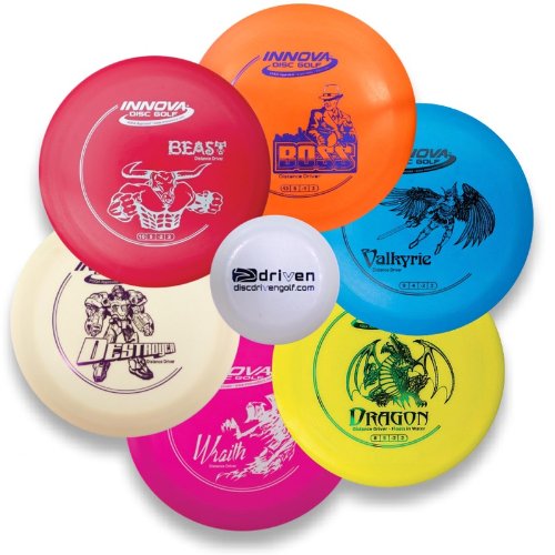 INNOVA DISC GOLF DRIVER SET 6 DISC BUNDLE WITH FREE MINI MARKER DISC