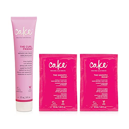 CAKE BEAUTY CURL FRIEND DEFINING CURL CREAM & HYDRATING SMOOTH MOVE