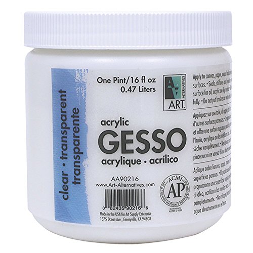 ART ALTERNATIVES CLEAR GESSO 16 OZ GTIN/EAN/UPC 82435902166