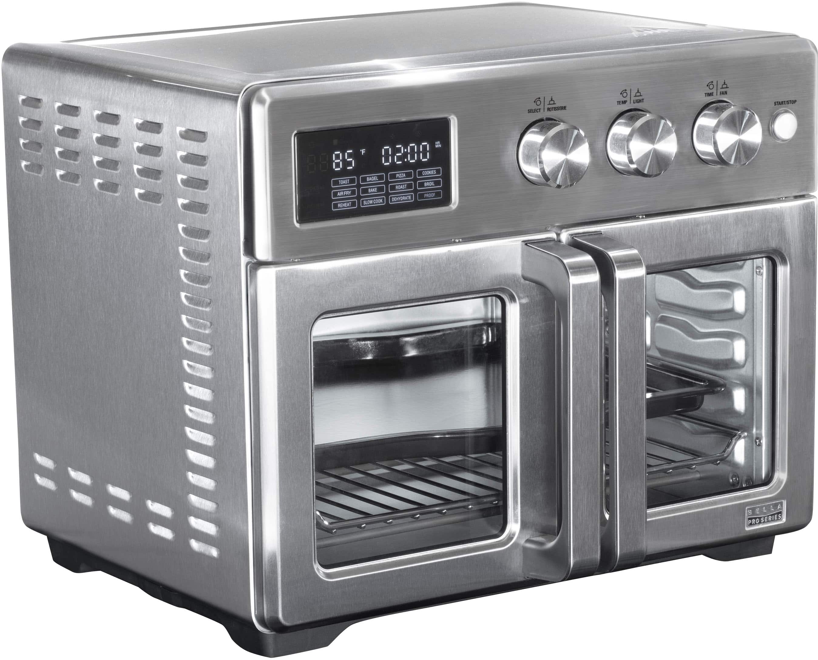 BELLA PRO SERIES 12IN1 6SLICE TOASTER OVEN + 33QT. AIR FRYER WITH