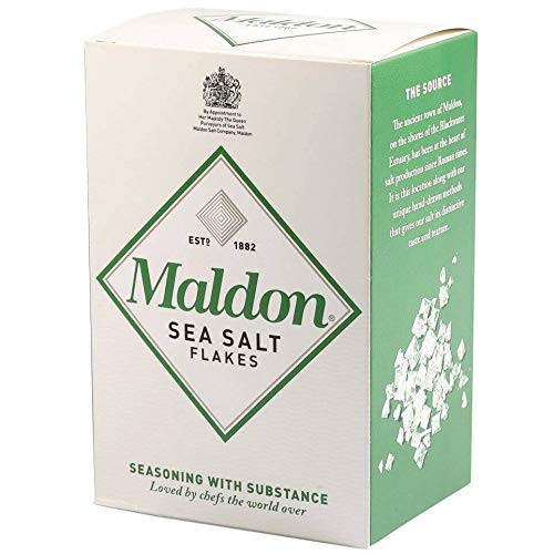 MALDON SALT, SEA SALT FLAKES, 4.4 OZ (125G), 12 COUNT, KOSHER, NATURAL