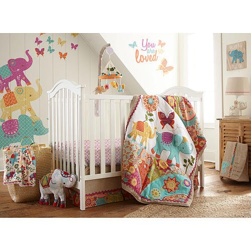 LEVTEX BABY ZAHARA 5 PIECE CRIB BEDDING SET GTIN/EAN/UPC 848336074865