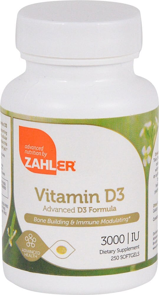 ZAHLER VITAMIN D3 SOFTGELS 3000IU GTIN/EAN/UPC 84899800040 Cadastro