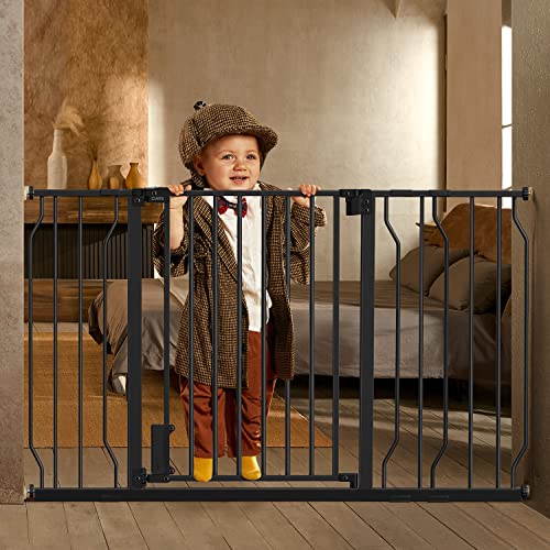 CIAYS BABY GATE 29.5” TO 53.1”, 30IN HEIGHT EXTRA WIDE DOG GATE FOR STAIRS, DOORWAYS AND HOUSE