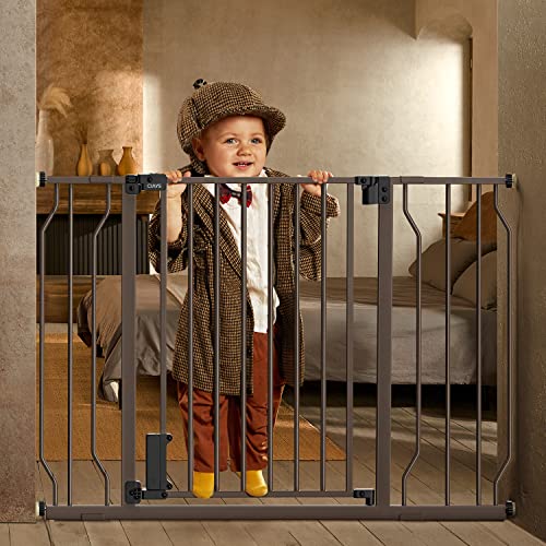 CIAYS BABY GATE 29.5” TO 45.3”, 30IN HEIGHT EXTRA WIDE DOG GATE FOR STAIRS, DOORWAYS AND HOUSE