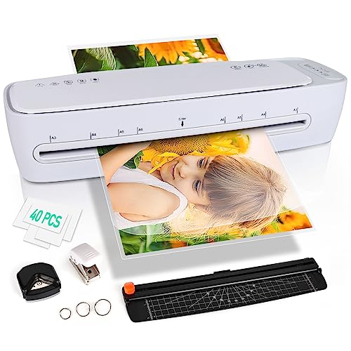LAMINATOR 13 INCH A3 LAMINATOR MACHINE, 9 IN 1 DESKTOP THERMAL