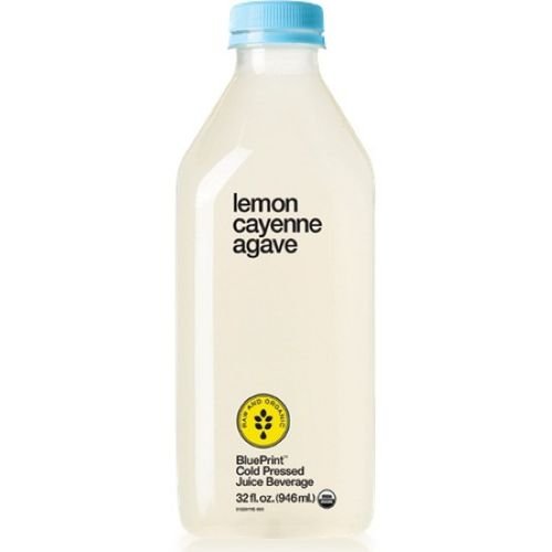 BLUEPRINT ORGANIC LEMON CAYENNE AGAVE JUICE, 32 FLUID OUNCE 6 PER