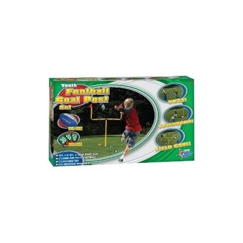 FRANKLIN SPORTS FUTURE CHAMPS YOUTH FOOTBALL FIELD ADJUSTABLE GOAL POST