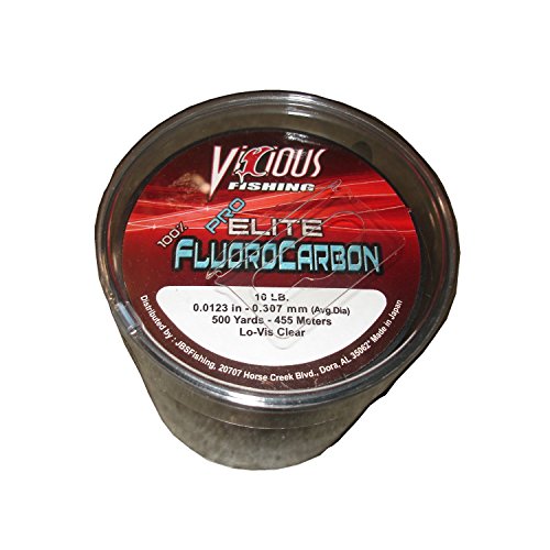 VICIOUS 500 YARD PRO ELITE FLUOROCARBON FISHING LINE (10POUND) GTIN
