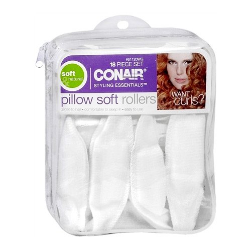 CONAIR STYLING ESSENTIALS PILLOW SOFT ROLLERS / CURLERS, 18 CT GTIN