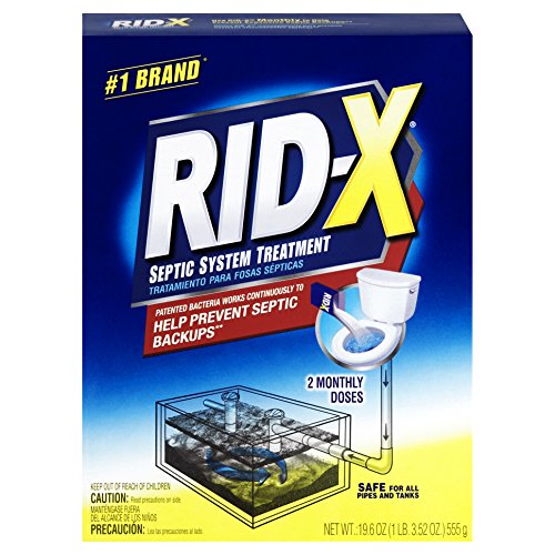 RIDX SEPTIC TANK SYSTEM TREATMENT POWDER, 2DOSE, 19.6 OUNCE GTIN
